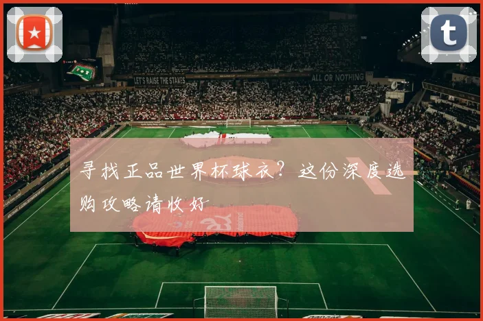 寻找正品世界杯球衣？这份深度选购攻略请收好