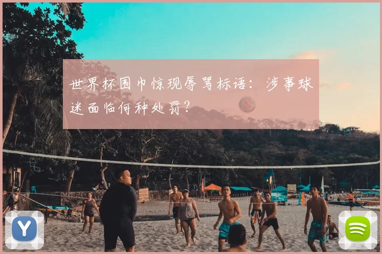 世界杯围巾惊现辱骂标语：涉事球迷面临何种处罚？