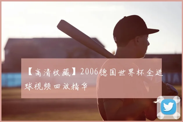 【高清收藏】2006德国世界杯全进球视频回放精华